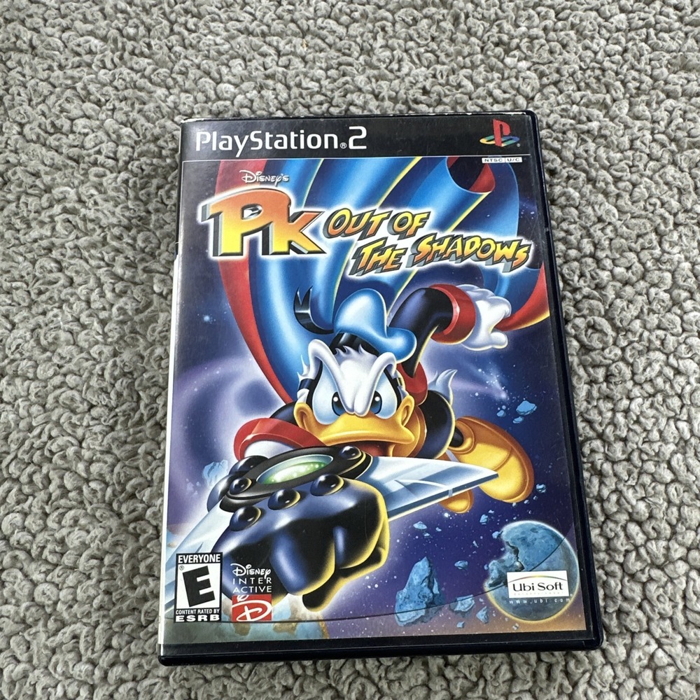 Disney's PK Out of the Shadows Ps2 Video Game With Manual Ubisoft